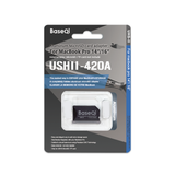 BaseQi 420A MicroSD adapter for Macbook pro M1 2021 / M2 2022 / M3 2023 / M4 2024 14" & 16"