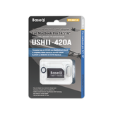 BaseQi 420A MicroSD adapter for Macbook pro M1 2021 / M2 2022 / M3 2023 / M4 2024 14" & 16"